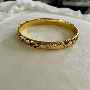 Alex and Ani Harry Potter Mischief Managed Gold Hinge Bracelet – Used